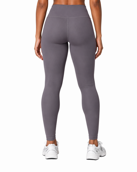 Basic Leggings (High Waist) - Gray