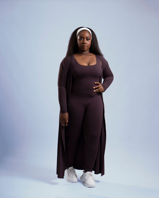 Cover-Up Jacket - Plum