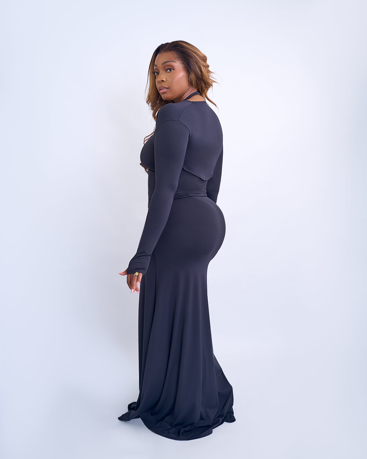 BP Basic Maxi Skirt - Black