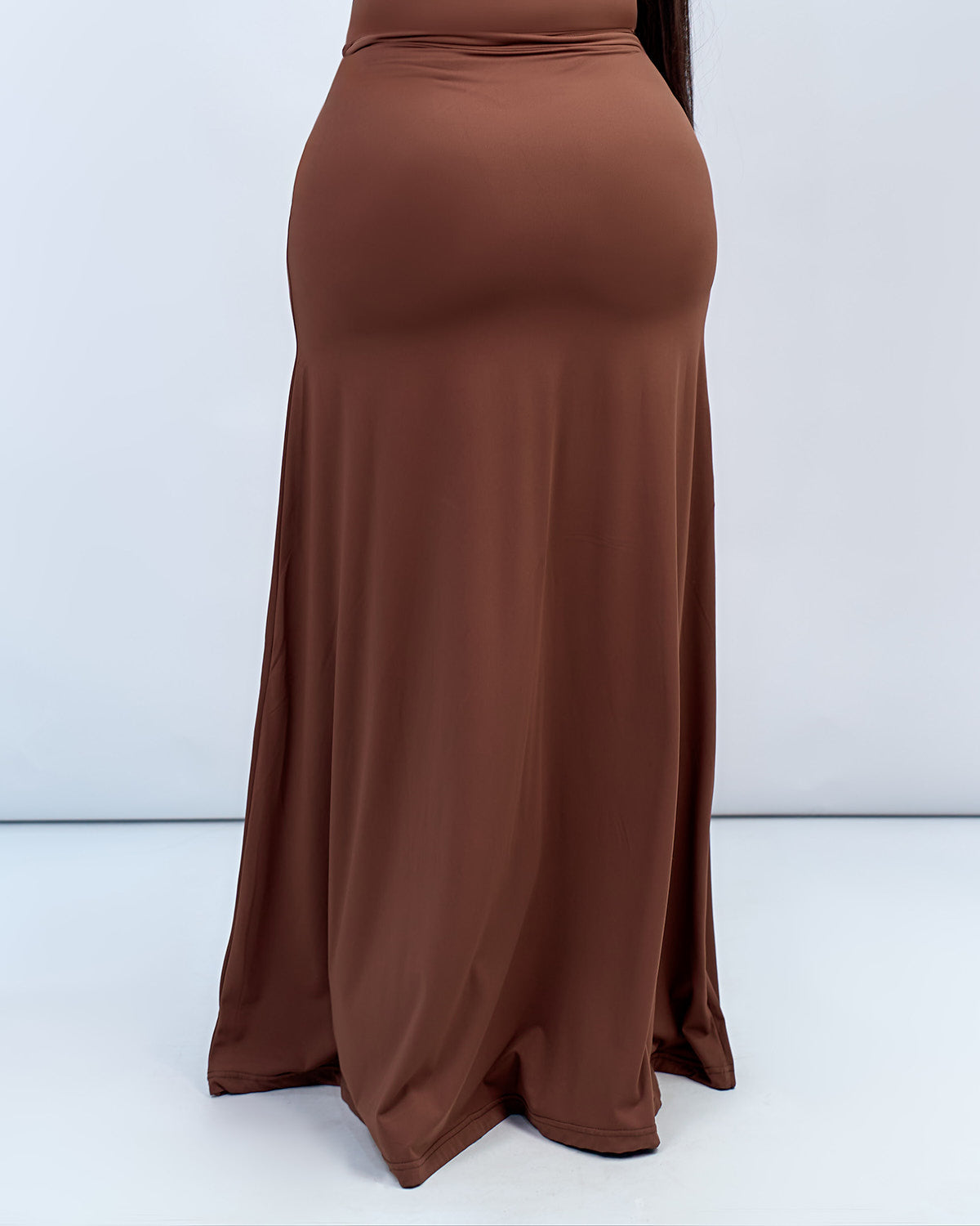 BP Basic Maxi Skirt - Brown