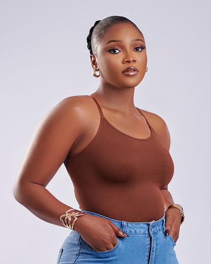 BP Basic Body Shaper Tank - Brown