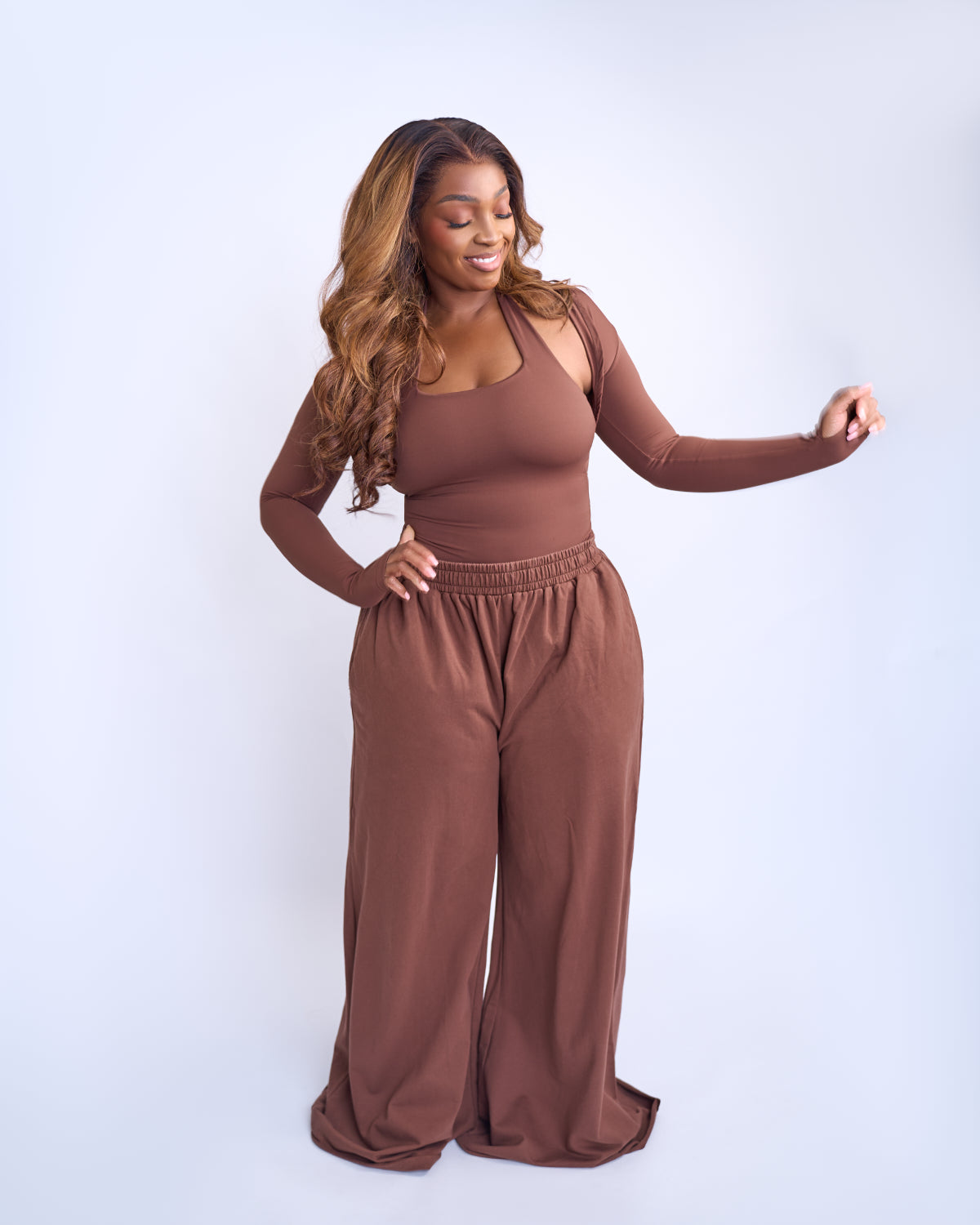 BP Basic Halter Top - Brown