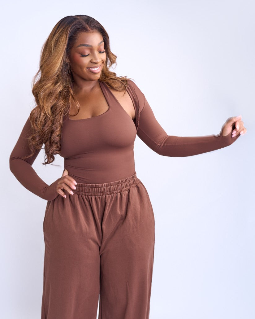 BP Basic Halter Top - Brown