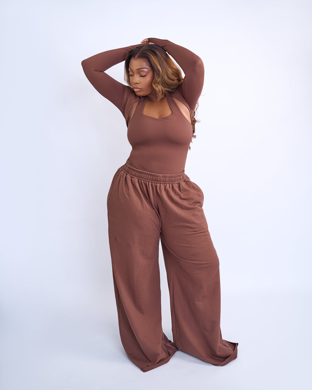 BP Basic Halter Top - Brown