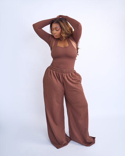 BP Basic Halter Top - Brown