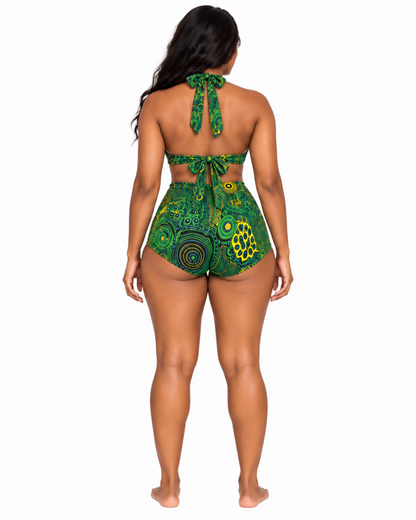 Green Bikini Bra & Pant
