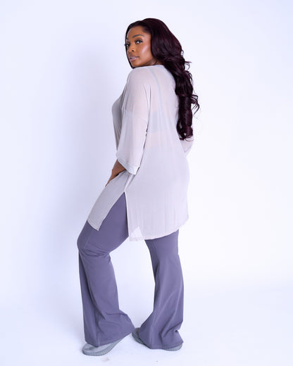 Mesh Roundneck - Gray