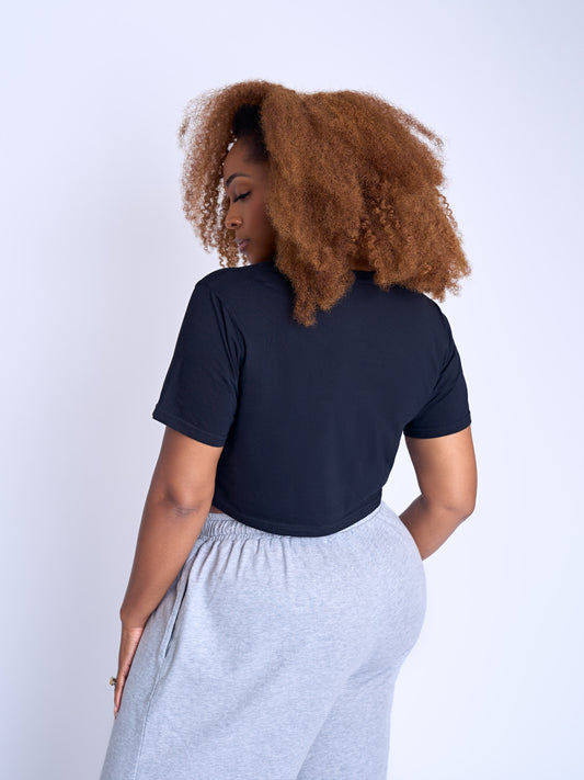 BP Basic Crop Tee - Black