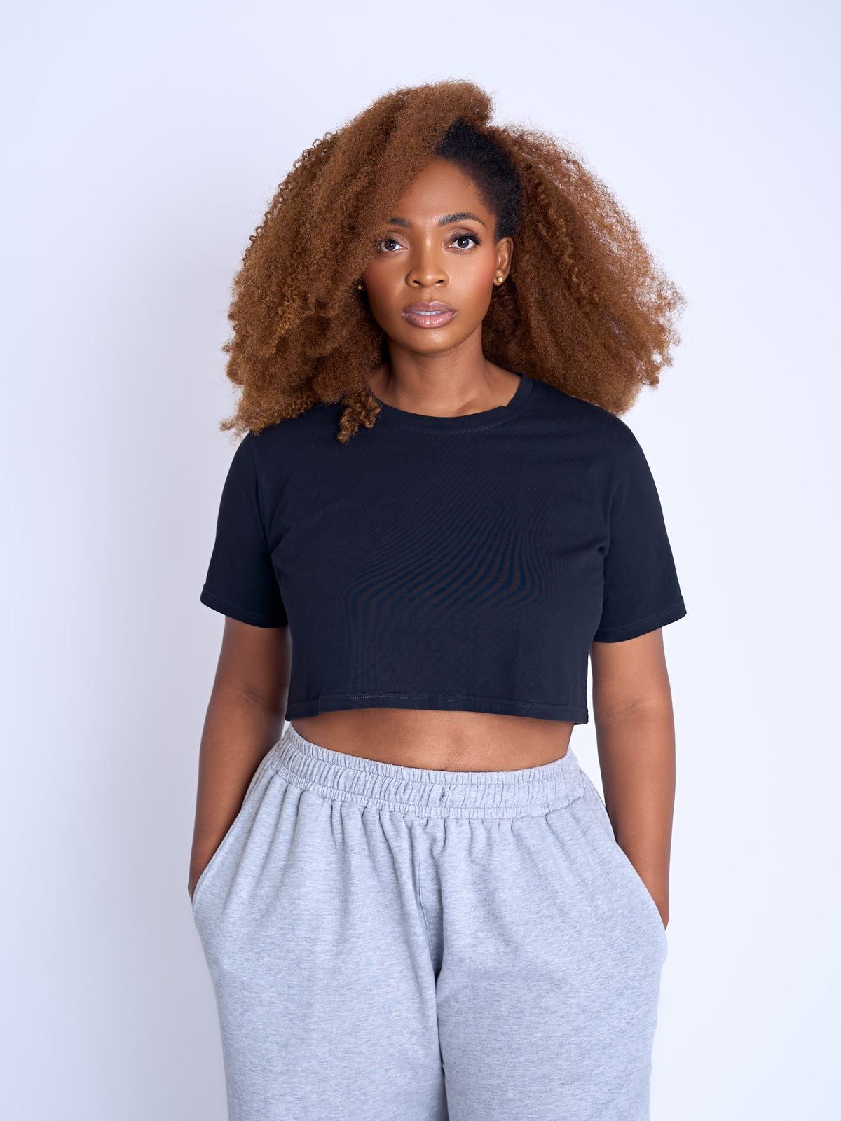 BP Basic Crop Tee - Black
