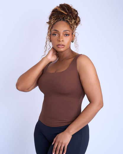 Tank Top - Brown