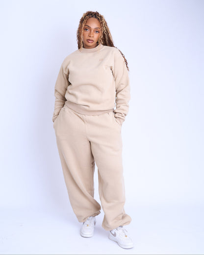 Joggers Set - Nude