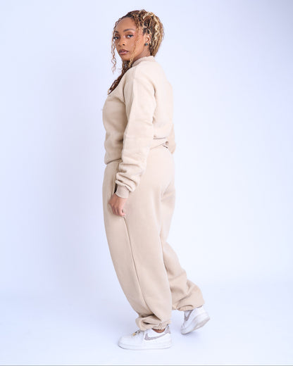Joggers Set - Nude