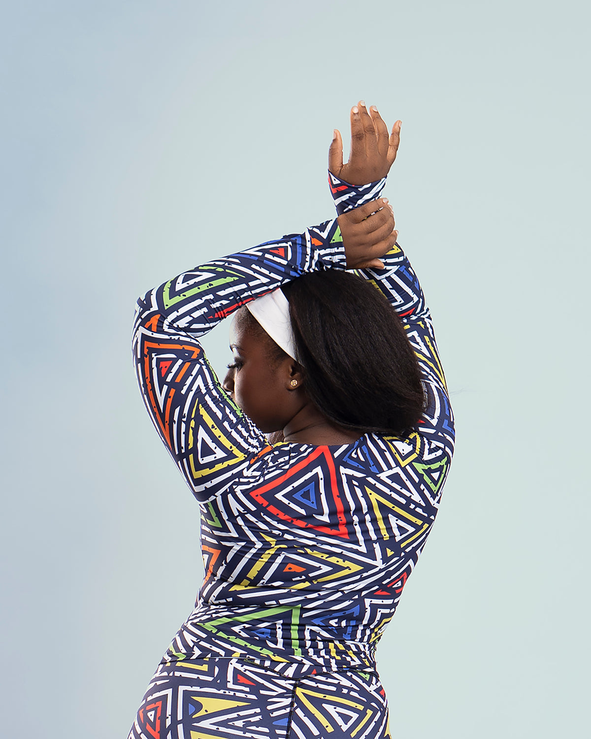 Rainbow Athletic Top - Long Sleeve