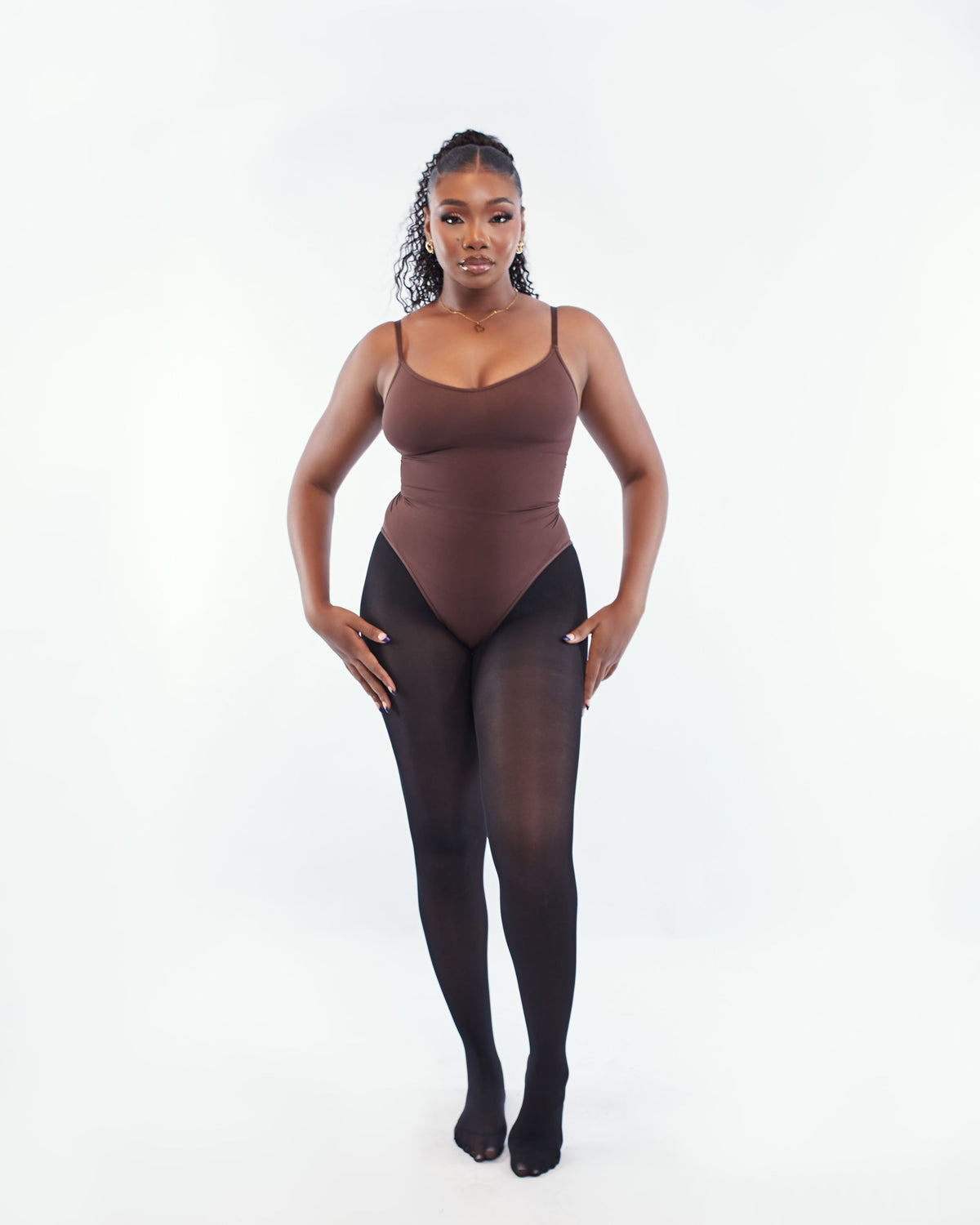 Essential Bodysuit - Brown