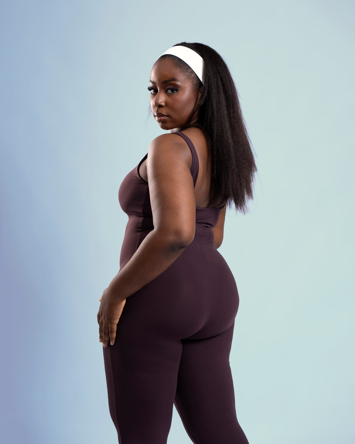 Contour Jumpsuit - Plum