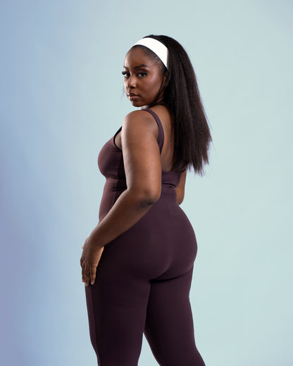 Contour Jumpsuit - Plum